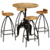 Rustika Rowe -  Bar Set 5 Pieces Solid Mango Wood